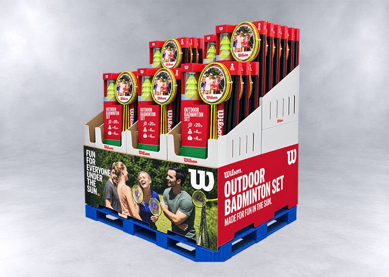 Wilson Outdoor Badminton Display