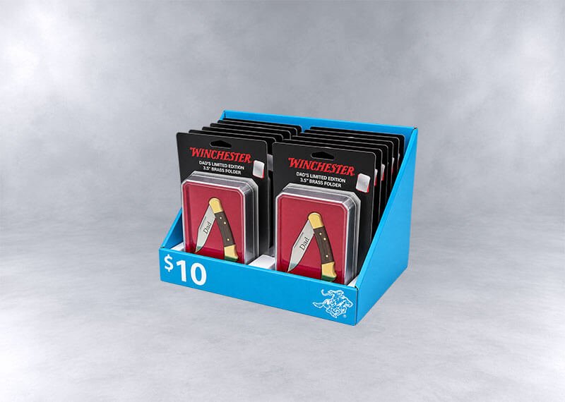 Winchester-Dad’s-Knife-Cardboard Counter-Display-Box