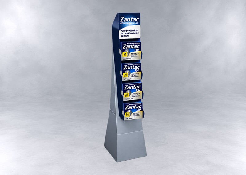 Zantac-Heartburn-Relief-Display-Stand