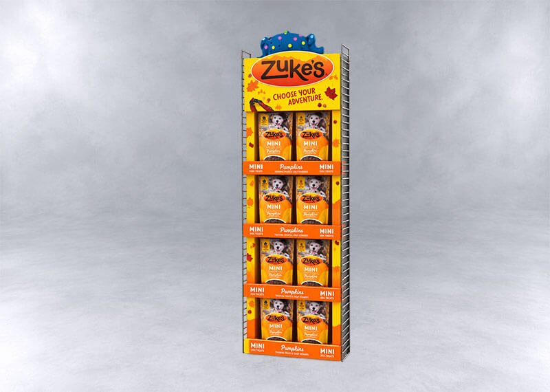 Zuke’s Pumpkin Treats Retail Display